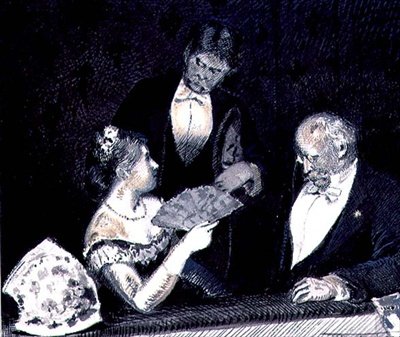 Figuras en una Caja de Ópera de William Hicok Low