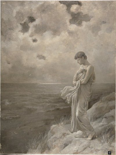 Soneto: "Cuando temo que pueda dejar de existir", 1887 de William Hicok Low