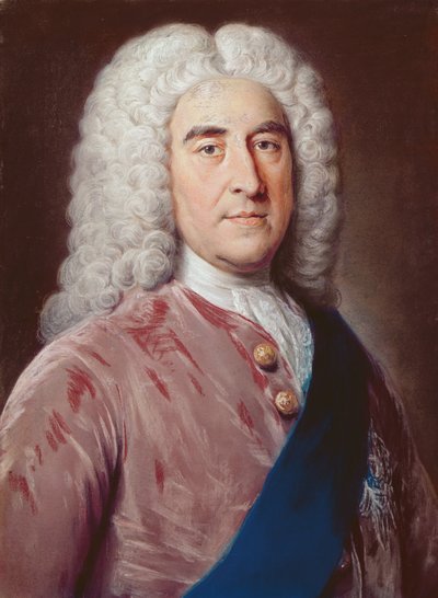 Retrato de Thomas Pelham Holles (1693-1768) Duque de Newcastle under Lyme de William Hoare