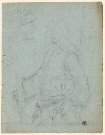 Retrato de un hombre de William Hoare