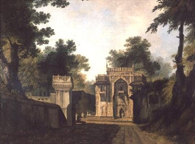 Puerta de entrada a una mezquita en Chunagarh de William Hodges