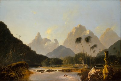 Bahía de Oaitepeha, Tahití de William Hodges
