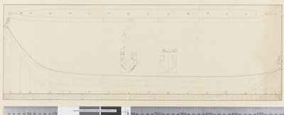 Página 21a Diagrama de una canoa nativa de William Hodges