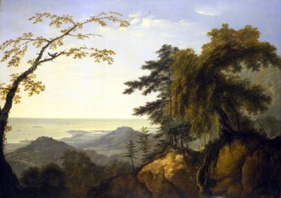 Vista de la isla de Nueva Caledonia de William Hodges