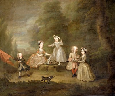 Una casa de cartas, 1730 de William Hogarth