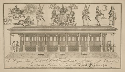 Vista Perspectiva de la Casa Bunn de David Loudon de William Hogarth