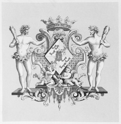 Escudo de armas de la duquesa de Kendal de William Hogarth