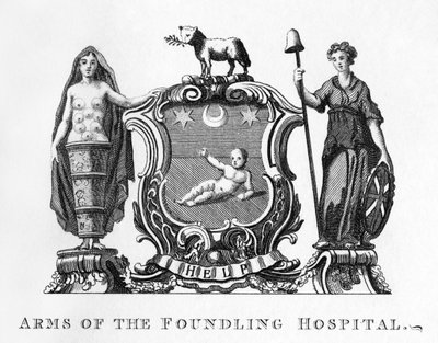 Escudo del Hospital Foundling de William Hogarth