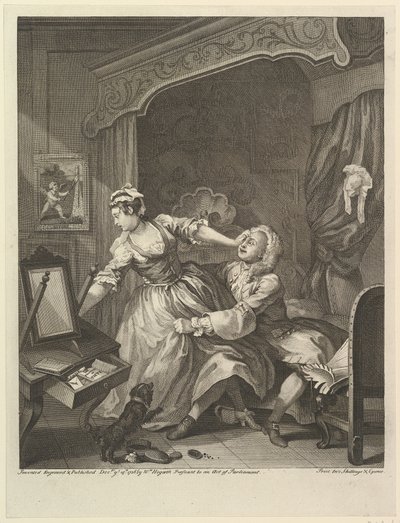Antes, 15 de diciembre de 1736 de William Hogarth