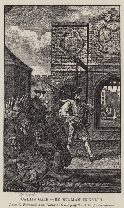 Puerta de Calais de William Hogarth