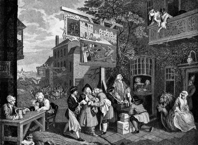 Campaña electoral, 1757 de William Hogarth