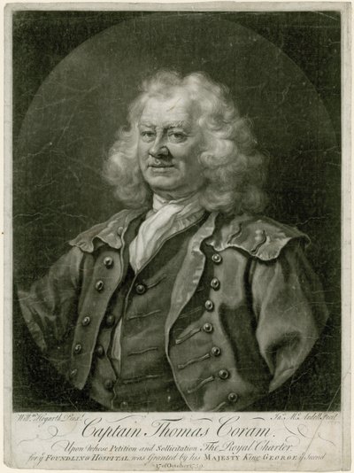 Capitán Thomas Coram de William Hogarth