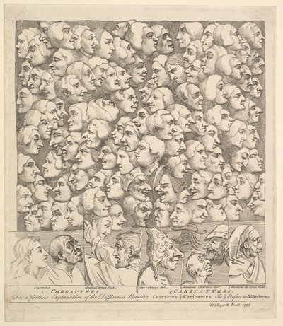 Personajes y caricaturas de William Hogarth