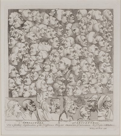 Personajes y caricaturas de William Hogarth