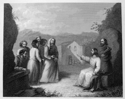 Cristo y sus discípulos de William Hogarth