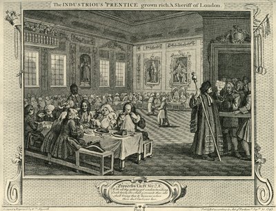 Fiesta de la ciudad de William Hogarth