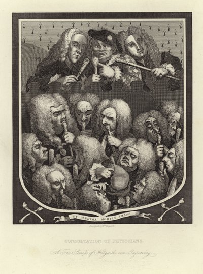 Consulta de médicos de William Hogarth