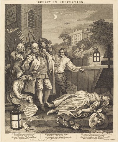 Crueldad en perfección de William Hogarth
