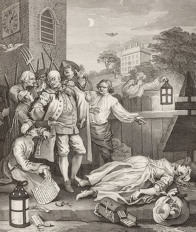 Crueldad en perfección / Crueldad consumada. De: Las cuatro etapas de la crueldad / Las cuatro etapas de la crueldad. 1751 de William Hogarth