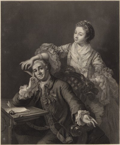 David Garrick y su esposa de William Hogarth
