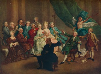 David Garrick en el Cuarto Verde, siglo XVIII de William Hogarth