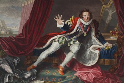 David como Ricardo III, ilustración de 