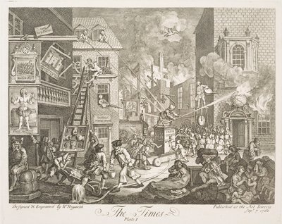 El tiempo (lámina 1) de William Hogarth