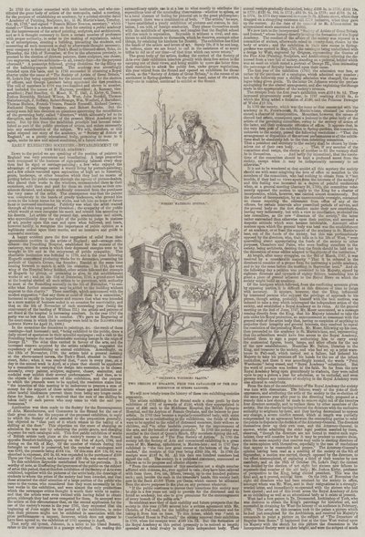 Primeras sociedades de exhibición, establecimiento de la Real Academia de William Hogarth