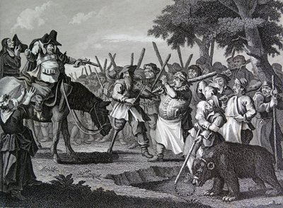 Frontispicio de "Hudibras" de Samuel Butler de William Hogarth