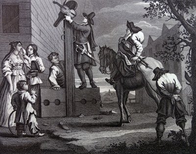 Frontispicio de "Hudibras" de Samuel Butler de William Hogarth