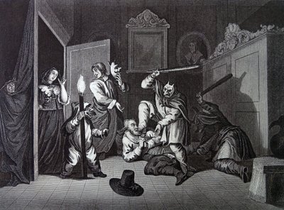 Frontispicio de "Hudibras" de Samuel Butler de William Hogarth