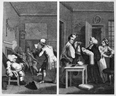 Frontispicio de Tristram Shandy de William Hogarth