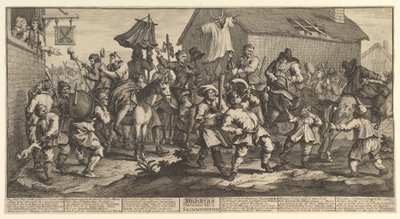 Hudibras y el Skimmington Doce grandes ilustraciones para Samuel Butler de William Hogarth