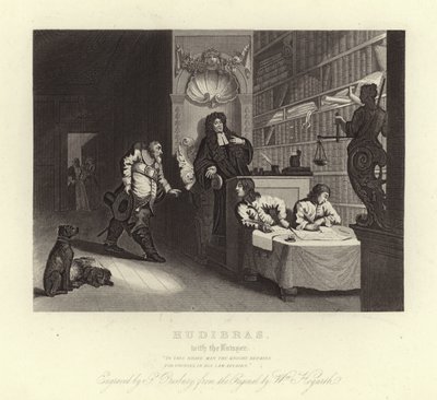 Hudibras por Samuel Butler de William Hogarth