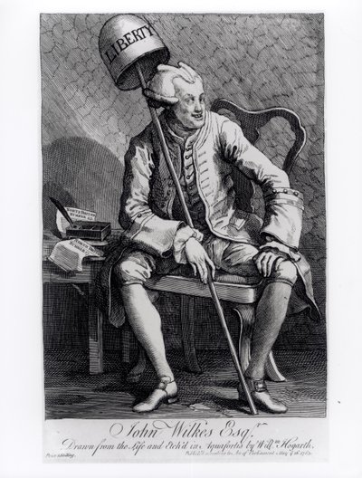 John Wilkes (1727-97) de William Hogarth