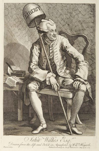 John Wilkes de William Hogarth
