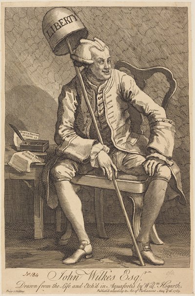 John Wilkes, Esq. de William Hogarth