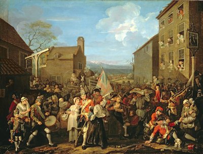 La marcha de los guardias a Finchley, 1750 de William Hogarth