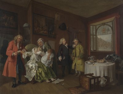 Matrimonio a la moda de William Hogarth