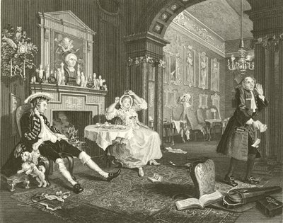 Matrimonio a la Moda de William Hogarth