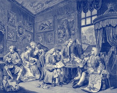 Matrimonio a la moda de William Hogarth de William Hogarth