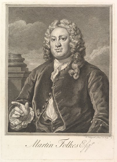 Martin Folkes de William Hogarth
