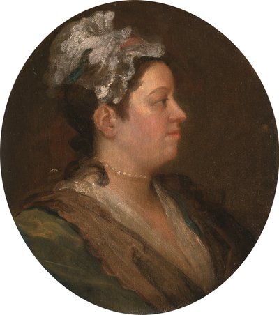 Mary Hogarth (1699-1741), c.1740 (pre-conversión) de William Hogarth