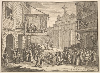 Mascaradas y Óperas, 1724 de William Hogarth