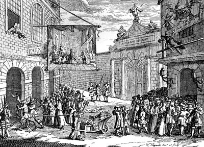 Mascaradas y óperas, 1724 de William Hogarth