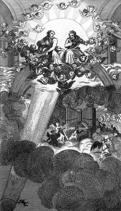 El Paraíso Perdido de Milton de William Hogarth