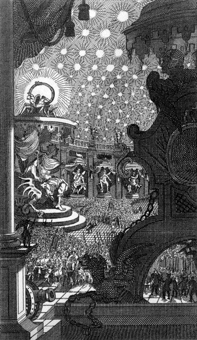 El Paraíso Perdido de Milton de William Hogarth