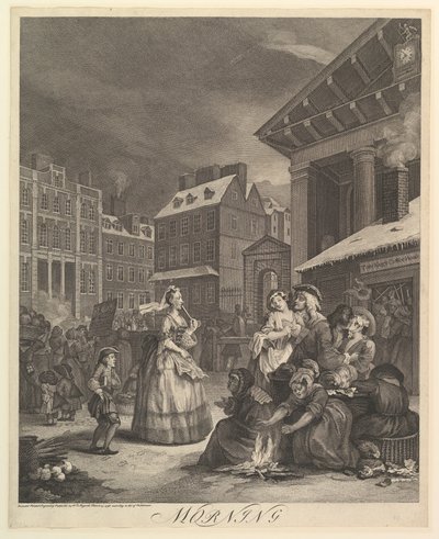 Mañana: Las cuatro veces del día de William Hogarth