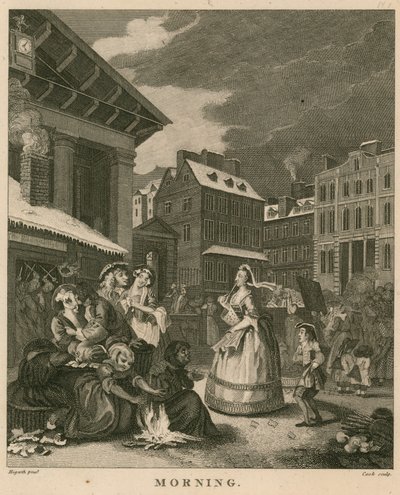 Mañana en Covent Garden, Londres de William Hogarth