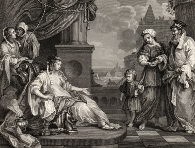 Moisés ante la Hija del Faraón, de 